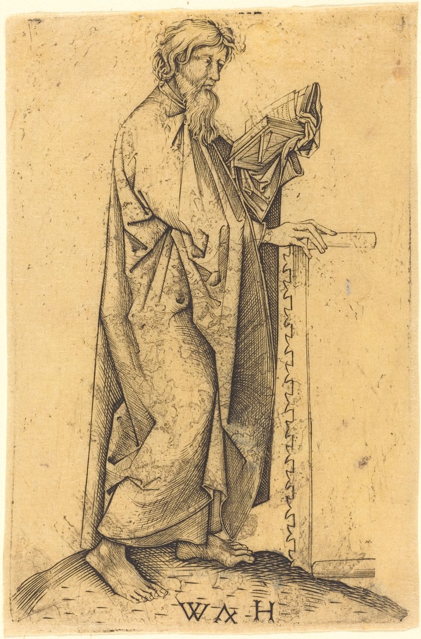使徒西蒙 作者 Martin Schongauer 之后的 WH 大师