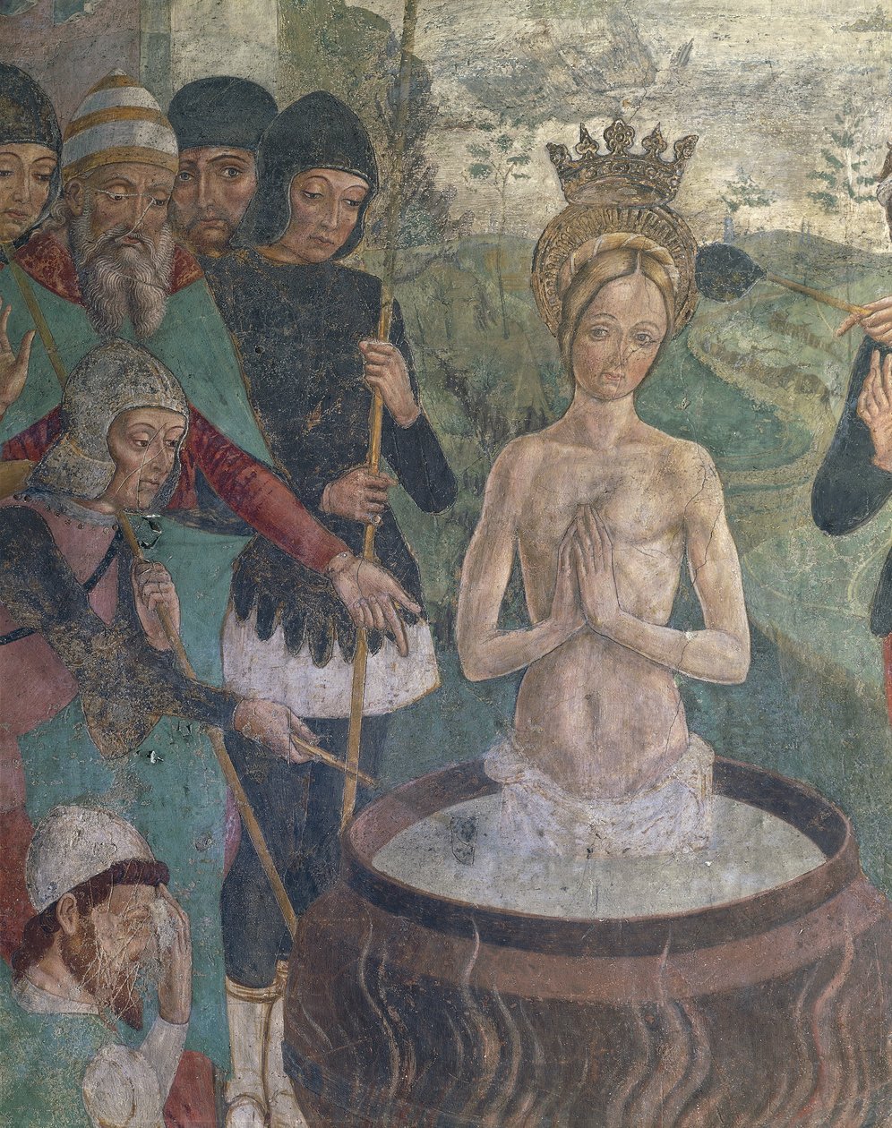 Italy, Piedmont Region, Alessandria Province, Serralunga di Crea, Sacro Monte di Crea, Sanctuary of Santa Maria Assunta, Chapel of St Margaret of Antioch, Passion of St Margaret of Antioch, detail   1462991   zh       chinese Successfully Translated  Origi 作者 创意大师