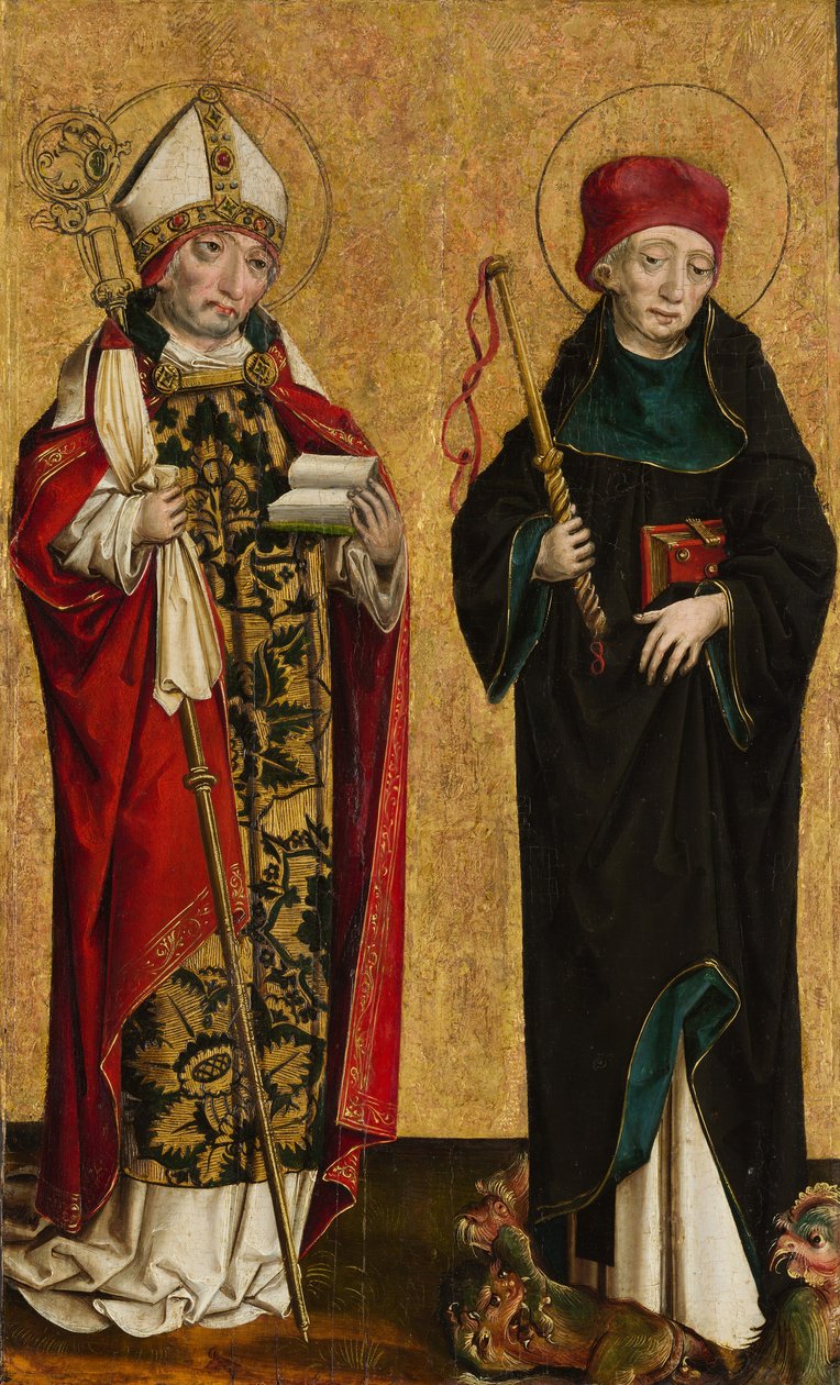 Saint Adalbert和Saint Procopius，约1490-1500。 作者 爱根堡硕士