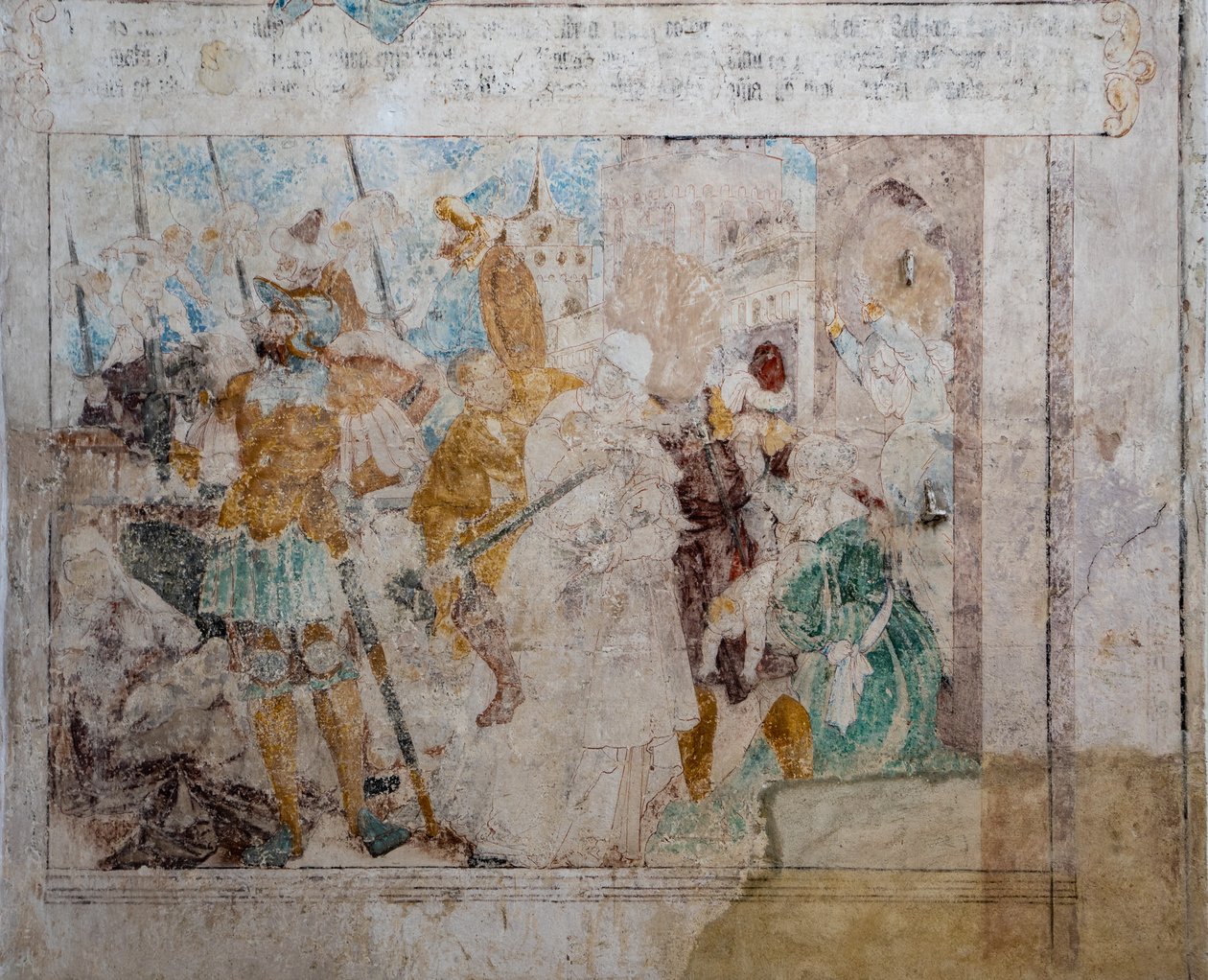海利格克鲁兹塔尔的梅斯基尔希大师的壁画-WUS07855 作者 梅斯基希大师