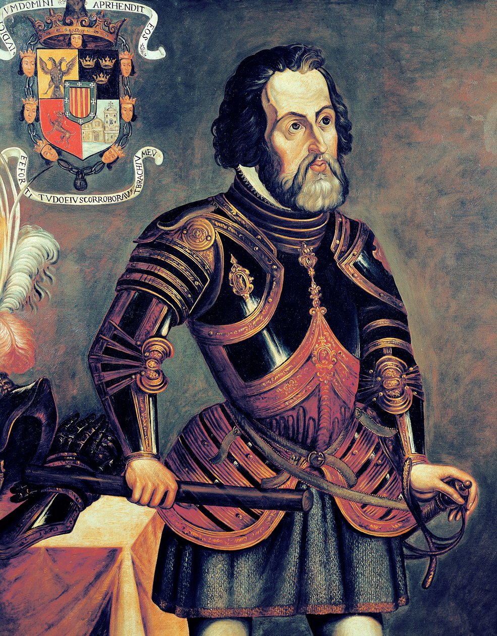 Hernando Cortes（1485-1547）（原件复印件） 作者 萨尔达纳大师