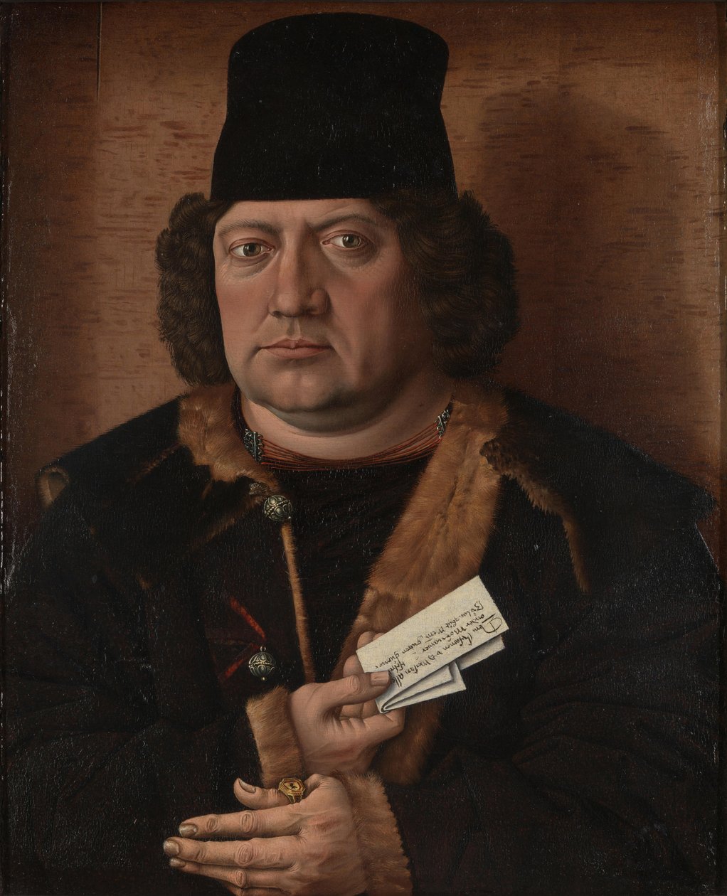 亚历山大·莫纳（Alexander Mornauer）肖像，约1464-1488年 作者 莫纳肖像大师