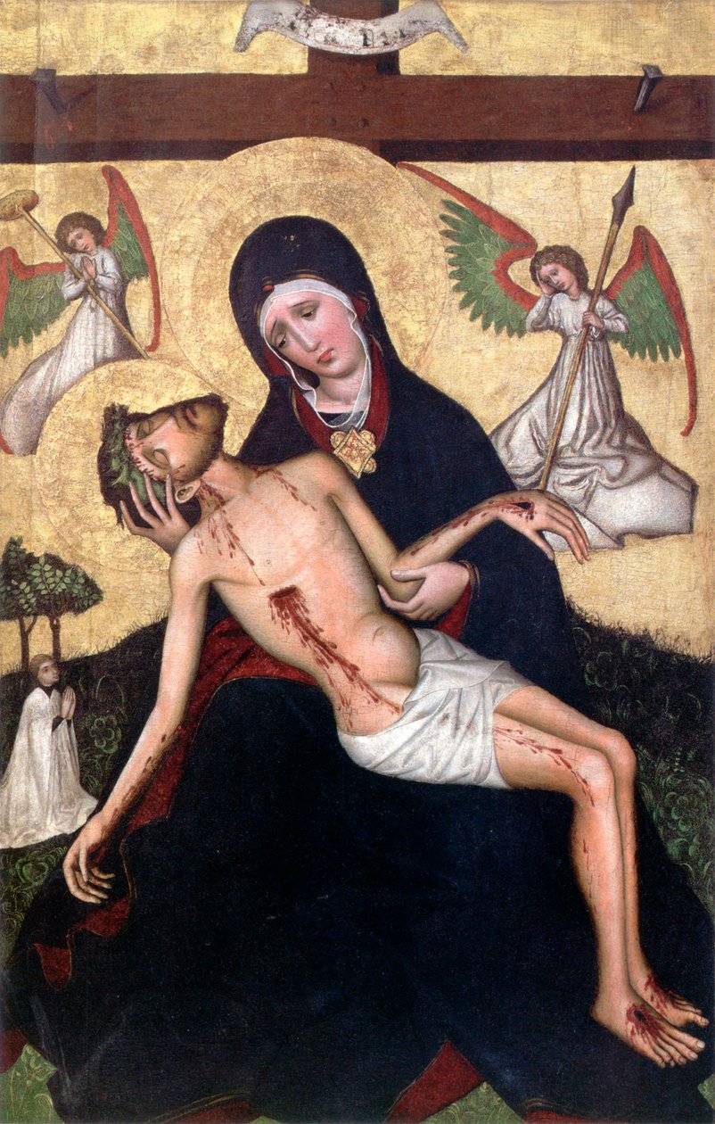 来自Tubadzin的Pieta，约1450年。 作者 图巴津大师
