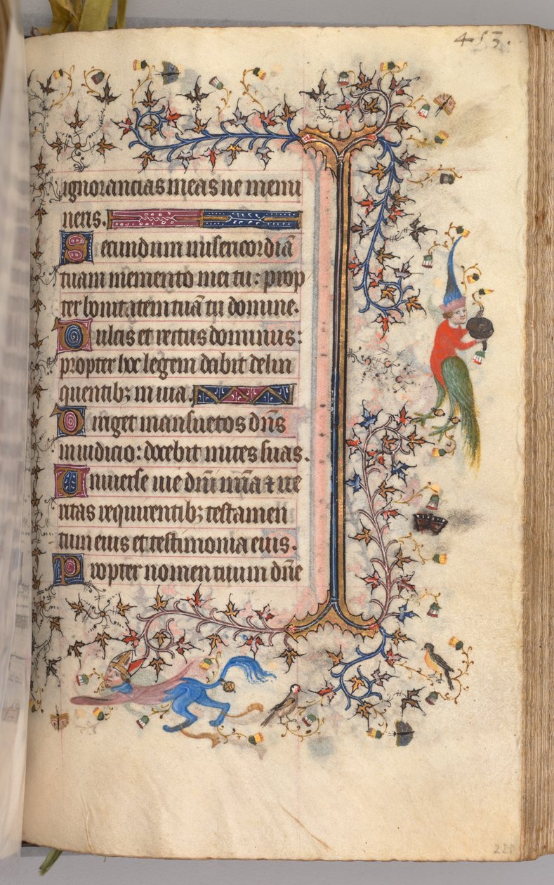 纳瓦拉国王（1361-1425）贵族查尔斯（Charles the Noble）的时间： 221r，文字，c。 1405。 作者 布鲁塞尔缩写和助理的硕士