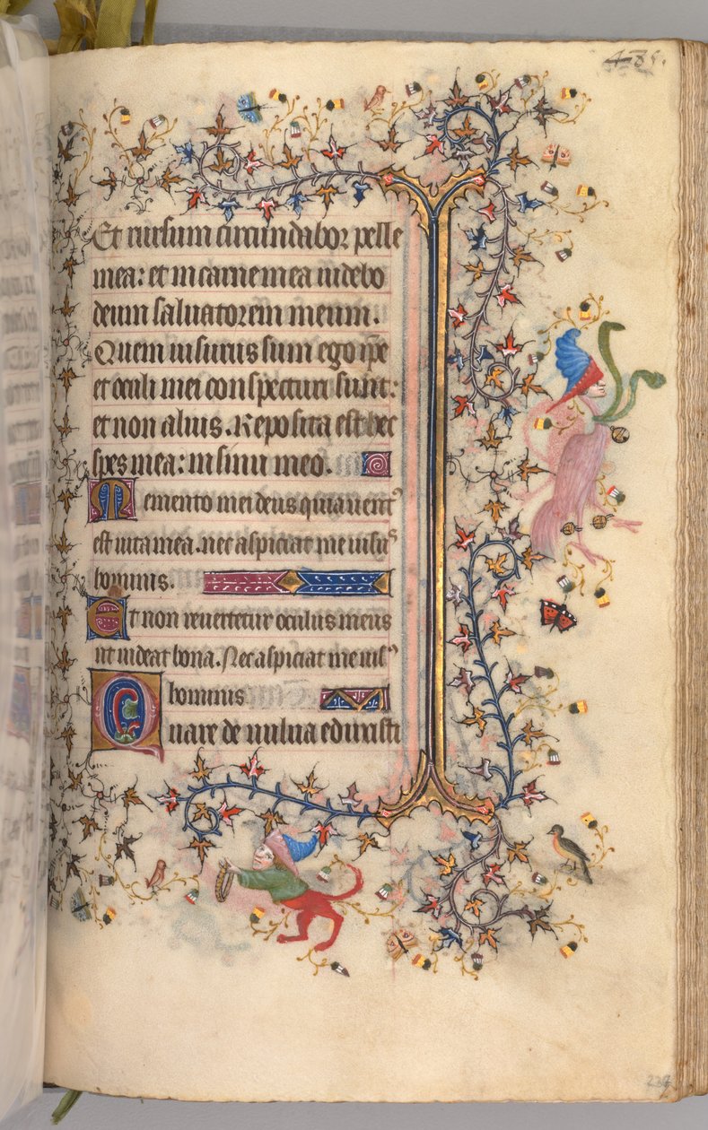 纳瓦拉国王（1361-1425）贵族查尔斯（Charles the Noble）的时间： 237r，文字，c。 1405。 作者 布鲁塞尔缩写和助理的硕士