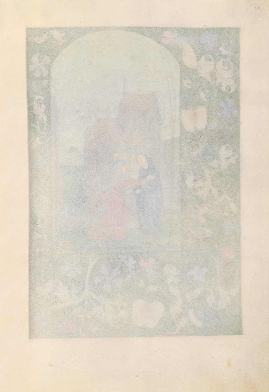 西班牙天主教皇后伊莎贝拉女王的时间： 115r，c。 1500。 作者 马克西米利安第一本祈祷书的硕士