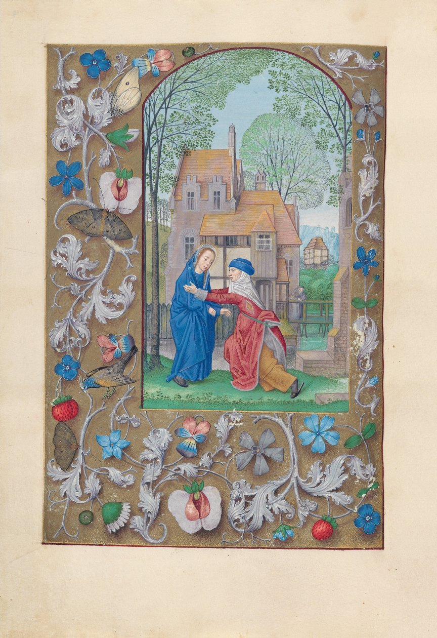 西班牙天主教女王伊莎贝拉的小时：  Fol.115v，瞻礼 作者 马克西米利安第一本祈祷书的硕士
