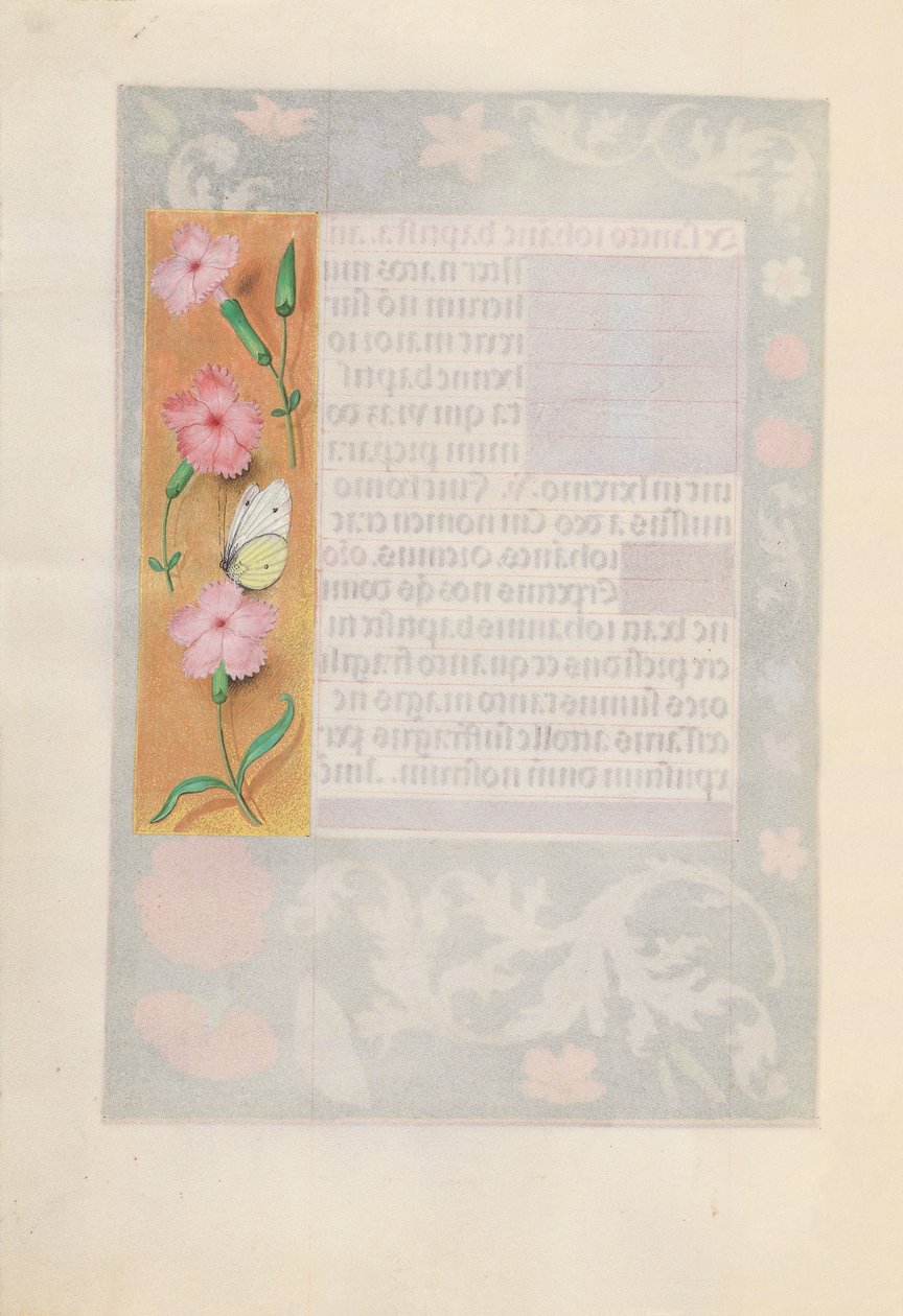 西班牙天主教女王伊莎贝拉的小时：  Fol.170v 作者 马克西米利安第一本祈祷书的硕士