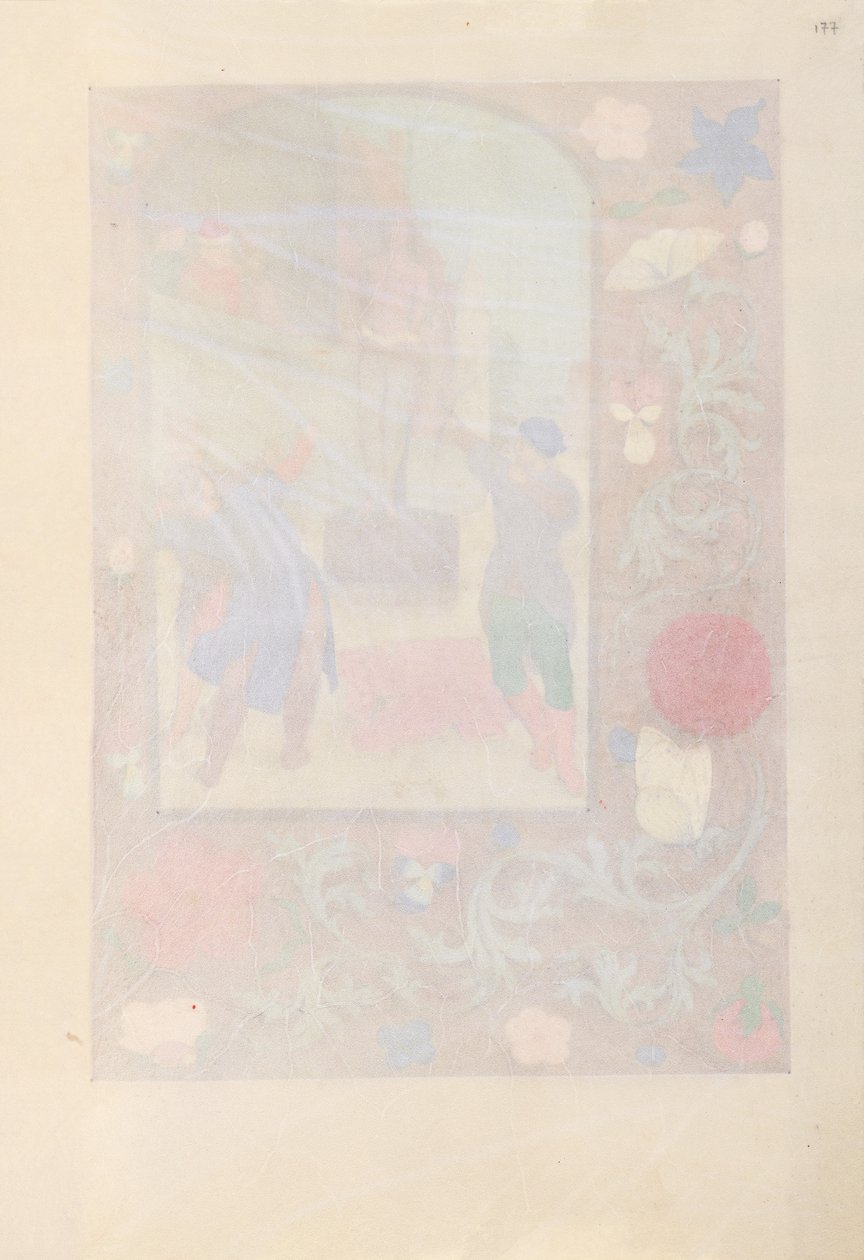 西班牙天主教女王伊莎贝拉的小时：  Fol.177r 作者 马克西米利安第一本祈祷书的硕士