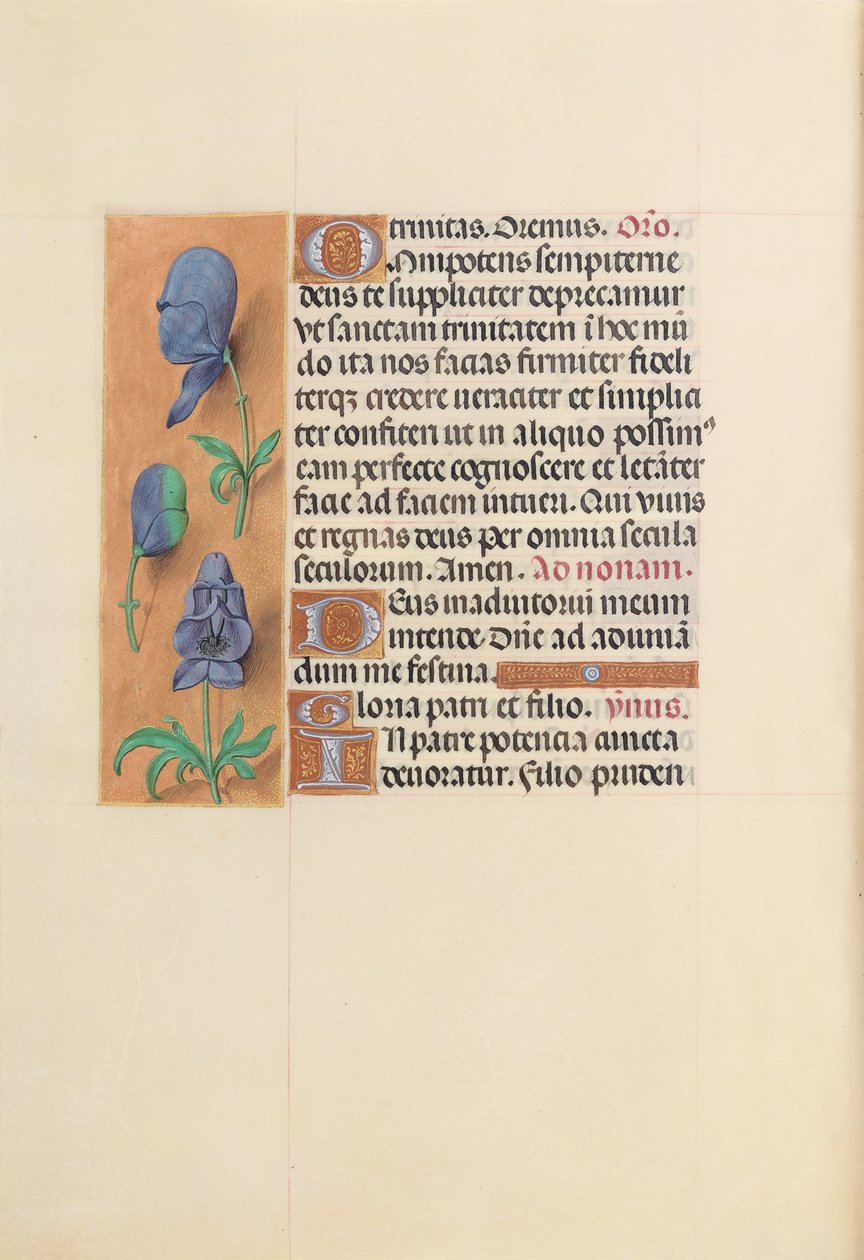 西班牙天主教女王伊莎贝拉的小时：  Fol.20v 作者 马克西米利安第一本祈祷书的硕士