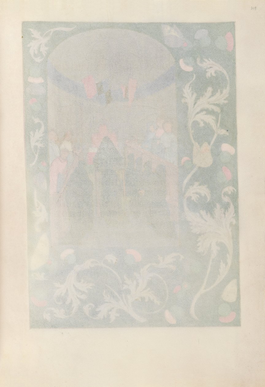 西班牙天主教皇后伊莎贝拉女王的时间： 219r，c。 1500。 作者 马克西米利安第一本祈祷书的硕士