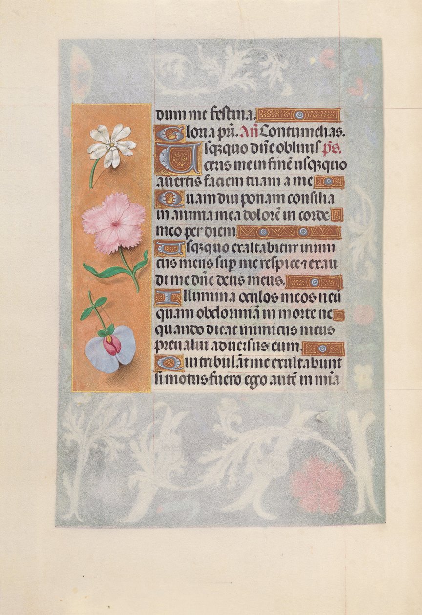 西班牙天主教女王伊莎贝拉的小时：  Fol.57v 作者 马克西米利安第一本祈祷书的硕士