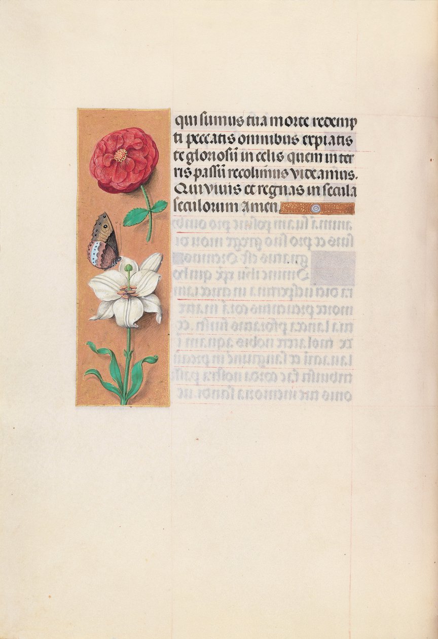 西班牙天主教女王伊莎贝拉的小时：  Fol.76v 作者 马克西米利安第一本祈祷书的硕士