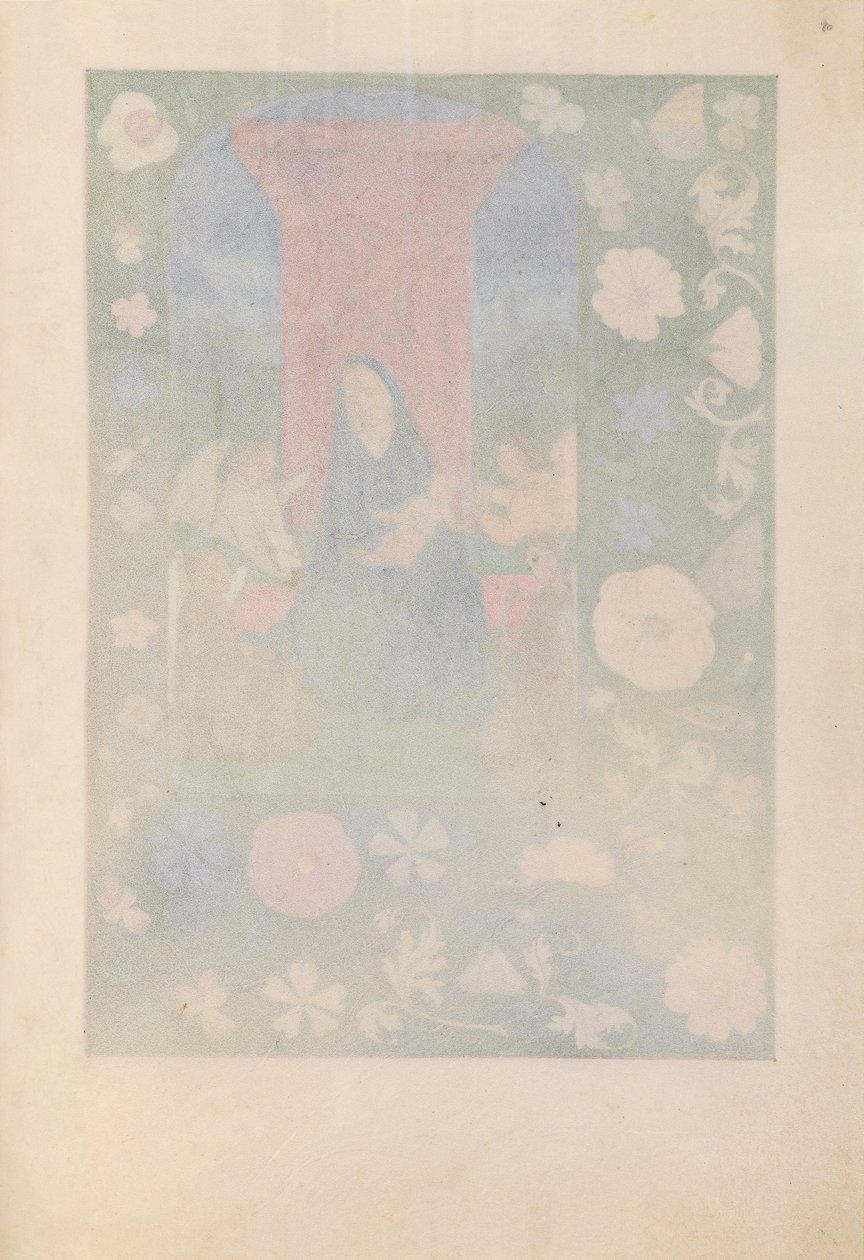 西班牙天主教女王伊莎贝拉的小时：  Fol.80r 作者 马克西米利安第一本祈祷书的硕士