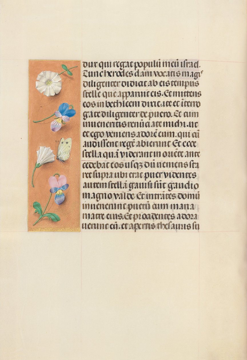 西班牙天主教女王伊莎贝拉的小时：  Fol.95v 作者 马克西米利安第一本祈祷书的硕士