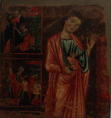 圣雅各布（面板上的钢笔画 作者 玛格达琳大师