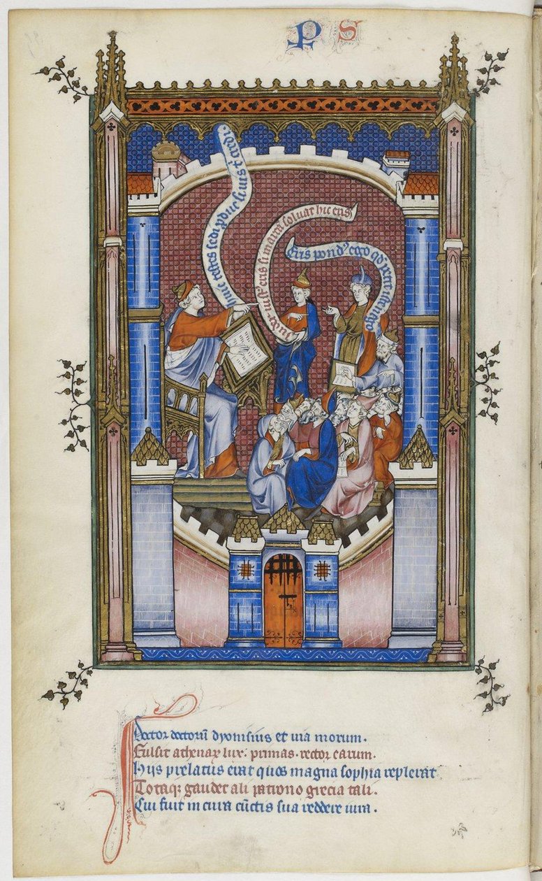 圣丹尼斯的生活》，1317年 作者 Vie de Saint Denis 大师