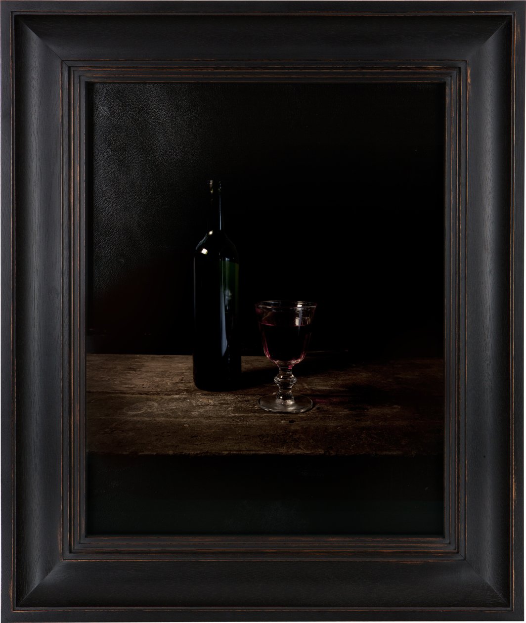 死囚牢里的最后一餐，阿道夫-艾希曼，2012 年（羊皮纸上的数码转印版画） 作者 马特·科利肖