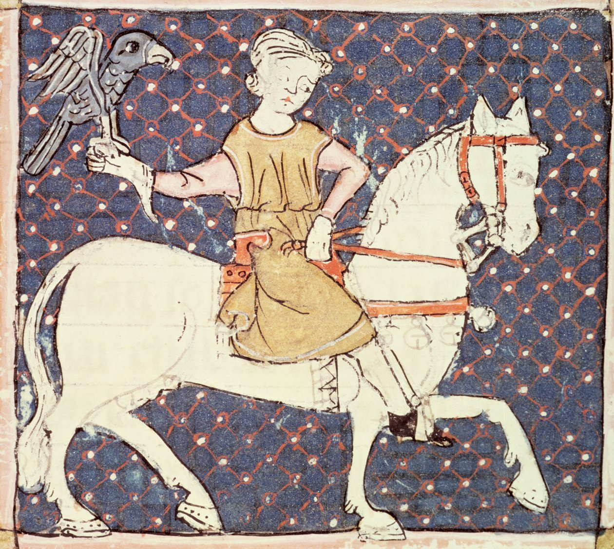 Fol.58v May：Falconry 作者 Matfre Ermengaut