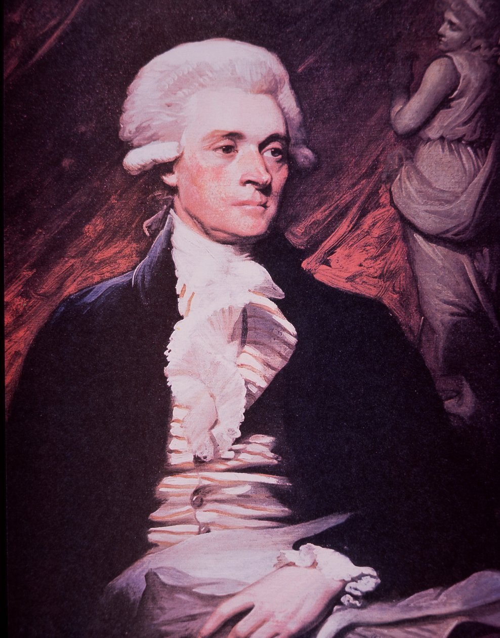 托马斯·杰斐逊 (Thomas Jefferson) 担任美国驻法国大使 作者 马瑟·布朗