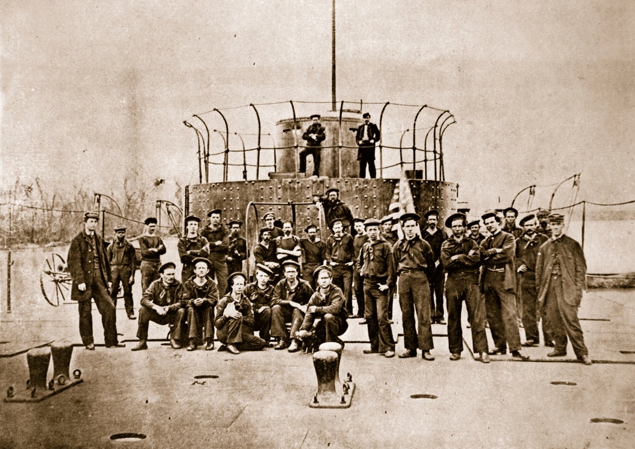 1861年至1865年詹姆斯河的“监视器”甲板 作者 马修·布雷迪