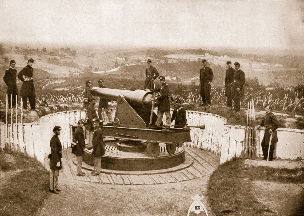 保卫华盛顿，托特滕堡，1861-65 作者 马修·布雷迪
