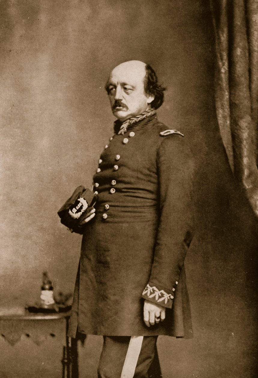 Gerneral Benjamin F. Butler，1861-65（sepia photo） 作者 马修·布雷迪
