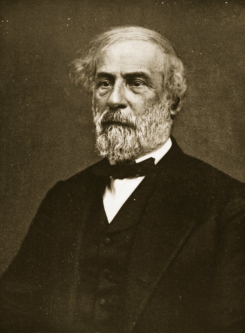 Robert E. Lee，1861-65 作者 马修·布雷迪