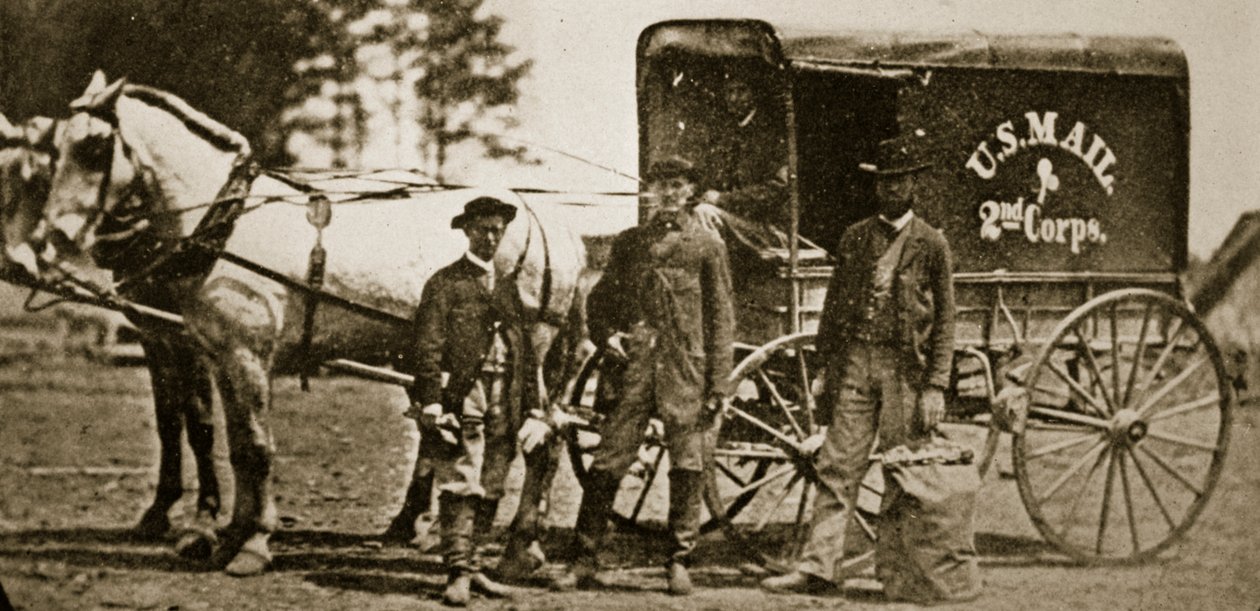 第二军团邮车，1861-65 作者 马修·布雷迪