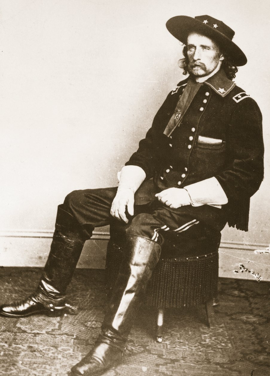 George Armstrong Custer（照相凹版） 作者 马修·布雷迪