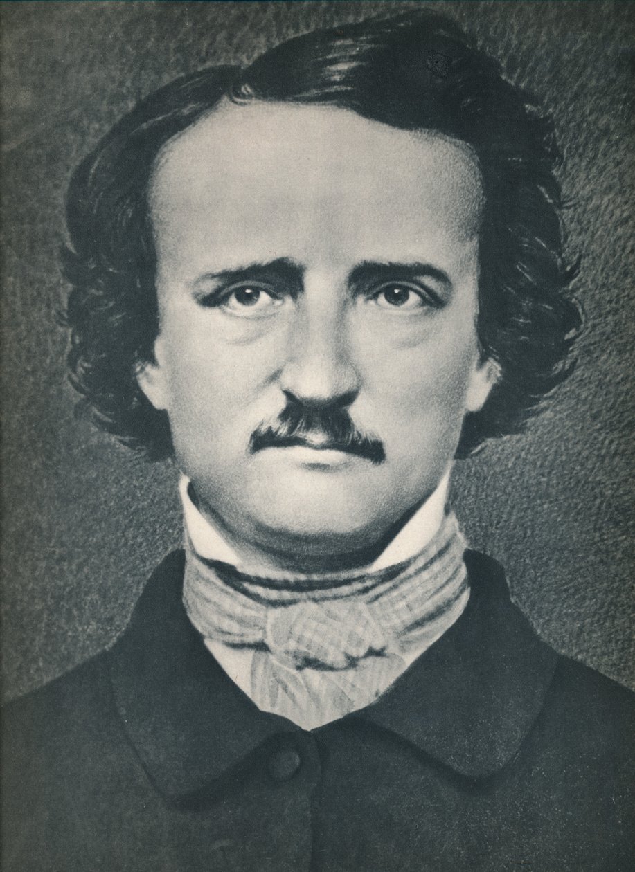 埃德加·爱伦·坡（Edgar Allan Poe），c1840，1939年 作者 马修·布雷迪