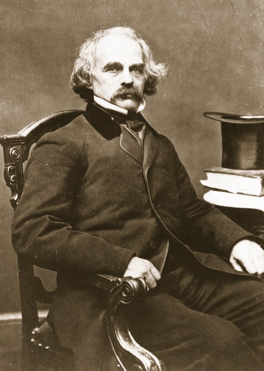 Nathaniel Hawthorne（照相凹版） 作者 马修·布雷迪