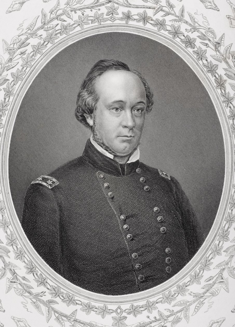 Henry W. Halleck的肖像 作者 马修·布雷迪