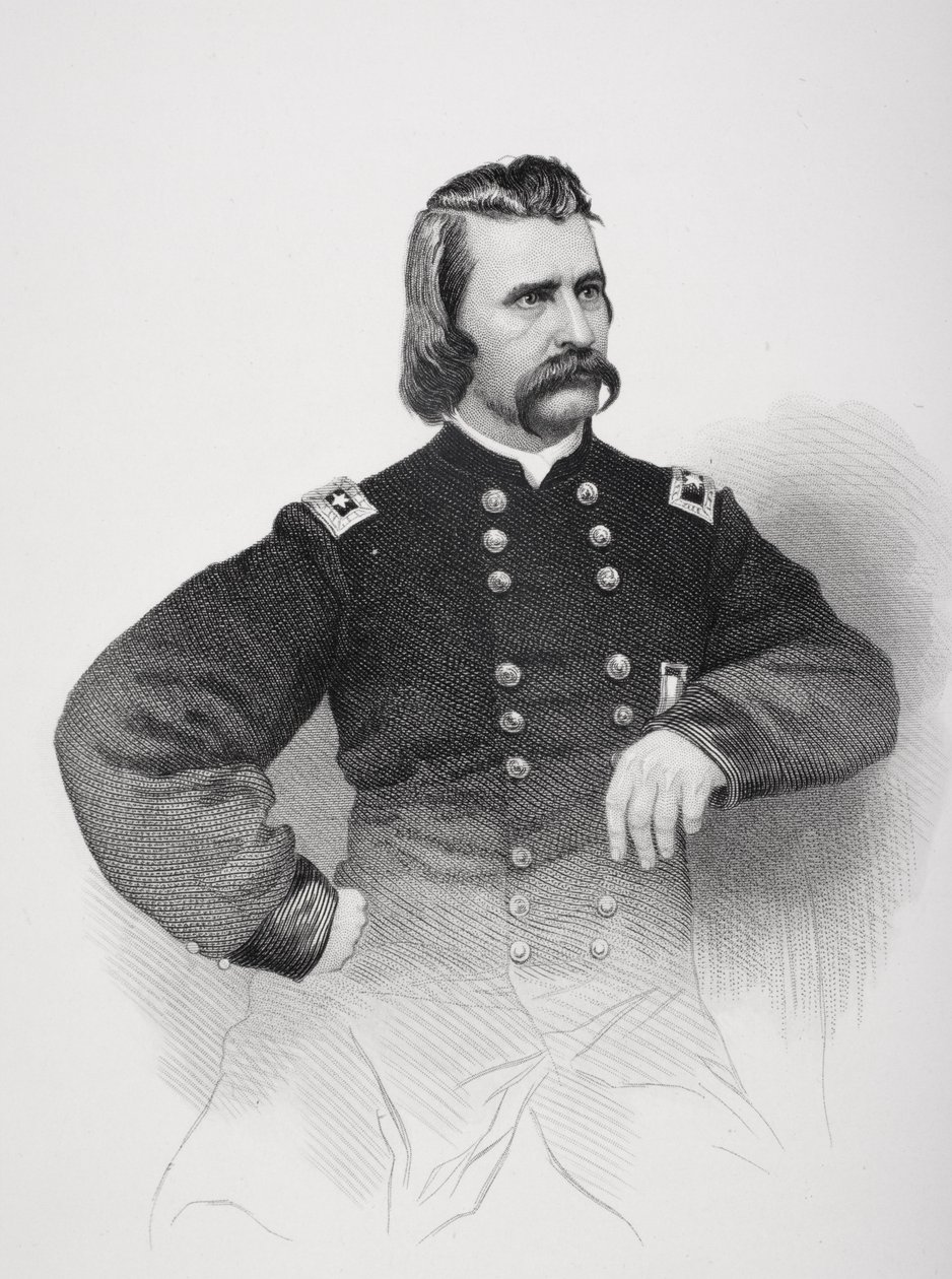 John Alexander Logan的肖像（1826-86）（版画） 作者 马修·布雷迪