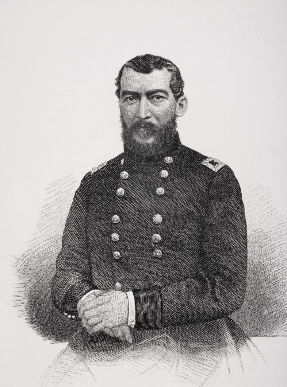 Philip Henry Sheridan的肖像（1831-88） 作者 马修·布雷迪