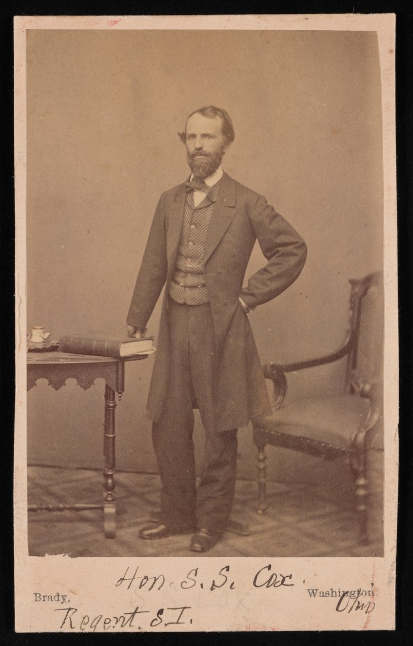 塞缪尔-沙利文-考克斯1824-1889年的肖像，1889年前。 作者 马修布雷迪