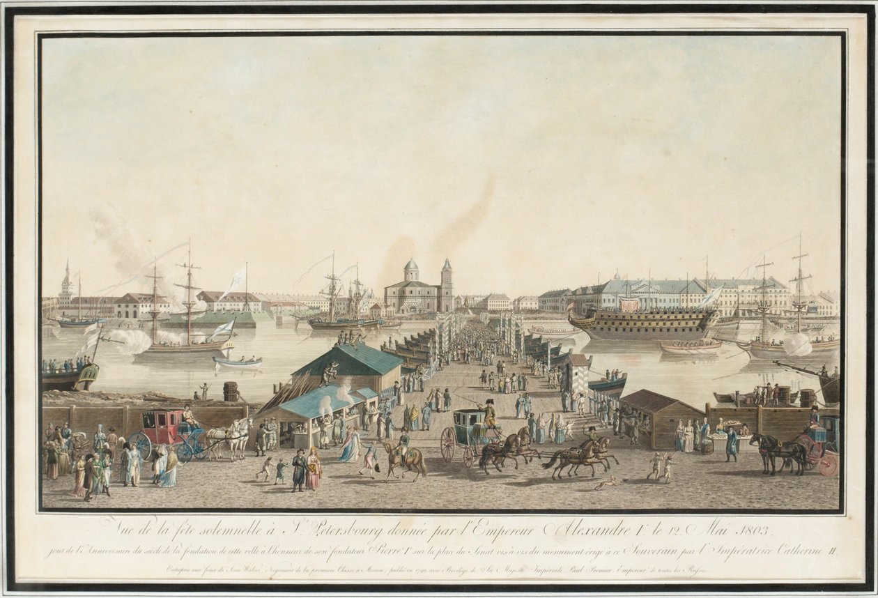 1803年，1803年，圣彼得堡市成立一百周年 作者 Mathias Gabriel Lory