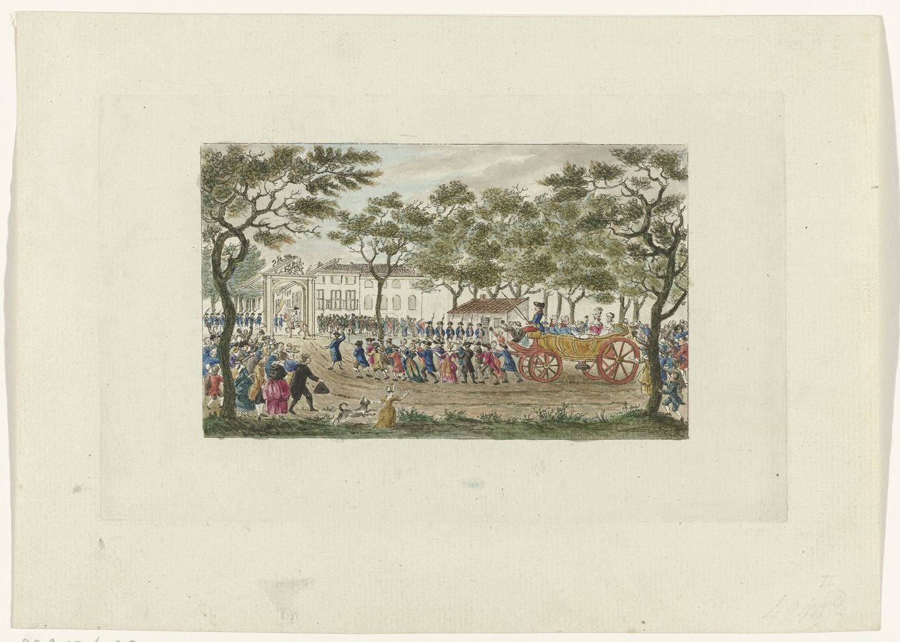 奥兰治公主和孩子们的藏品，1787 年 作者 Mathias de Sallieth