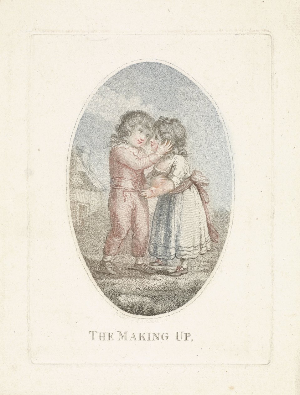 男孩亲吻女孩
和好 作者 Mathias de Sallieth