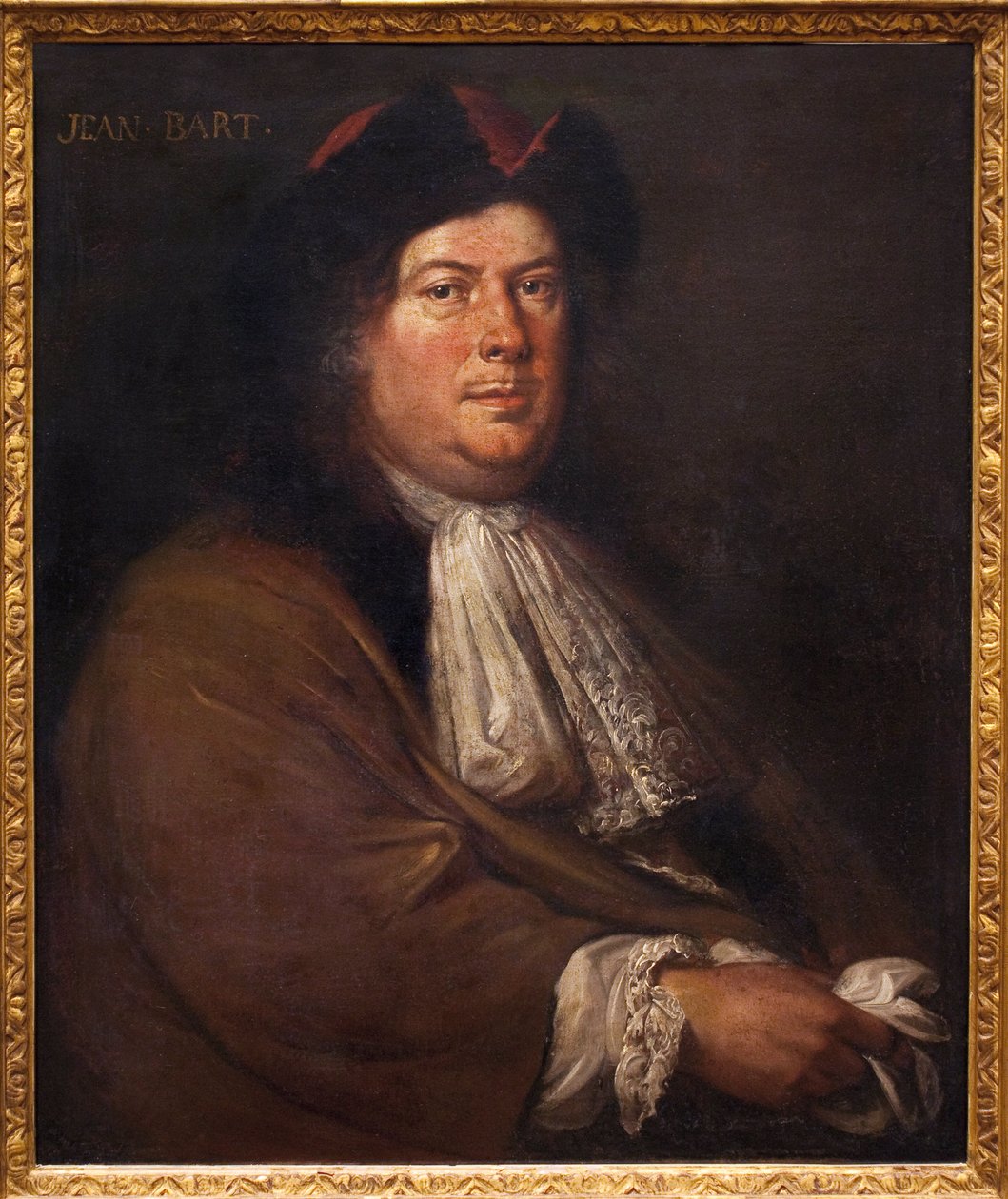 让·巴特（Jean Bart，1650-1702）的肖像。 马蒂厄·埃利亚斯（Mathieu Elias，1658-1741 年）的绘画，布面油画，18 世纪初。 法国艺术 作者 马修·埃利亚斯