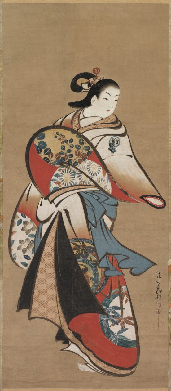 宫女，1716-1735。 作者 松野千信