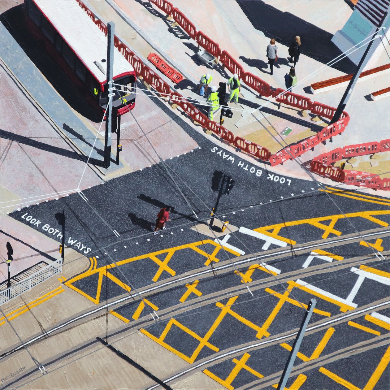 检查你的旅行，2020 年（丙烯酸画板） 作者 马特·班尼斯特
