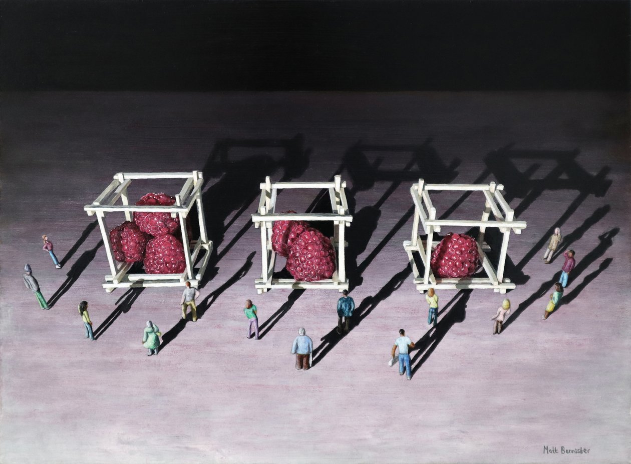不止一个》，2021 年（丙烯酸画板） 作者 马特·班尼斯特