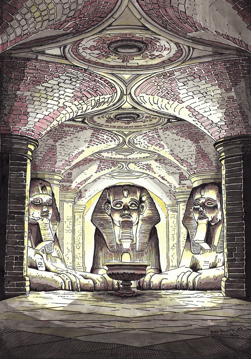 地铁狮身人面像，2013 年 作者 马特·班尼斯特