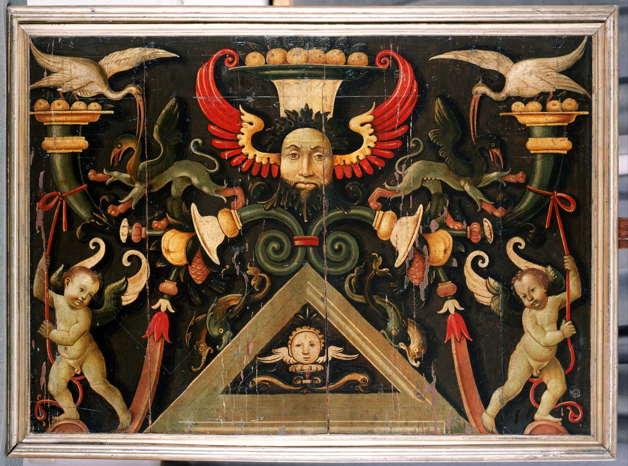 怪诞，c.1510-15（松木上的蛋彩画） 作者 马蒂奥·迪朱利亚诺·迪·洛伦佐·巴尔杜奇