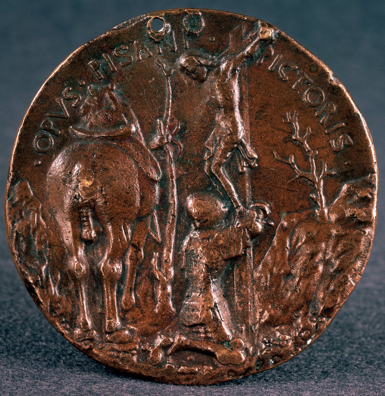 梅迪尔（Sigismondo Pandolfo Malatesta Reverse）荣耀勋章，1446年。 作者 马蒂奥·迪·安德里亚·德·帕斯蒂