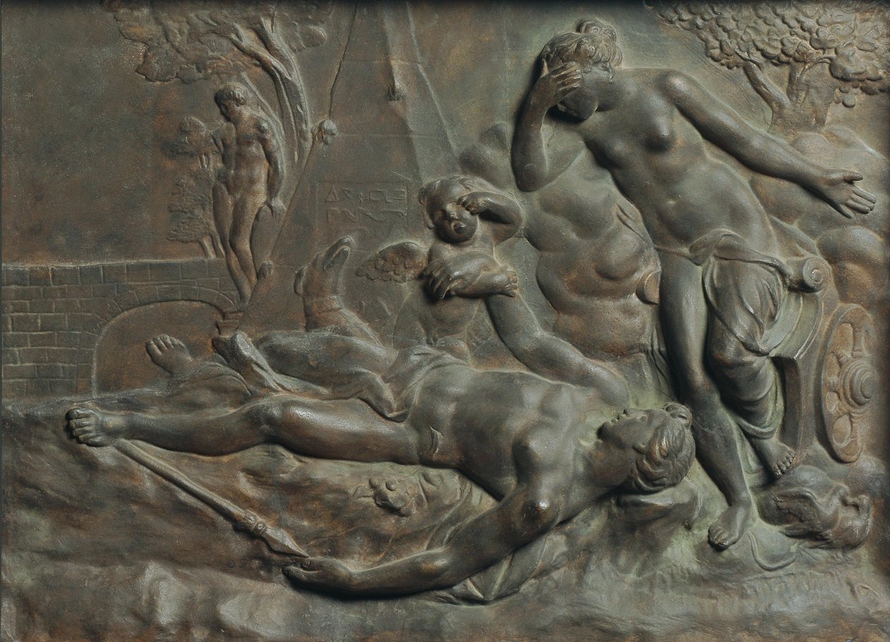 Venus beweint den toten Adonis 作者 马修·唐纳