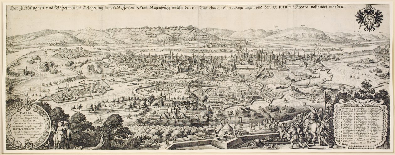 雷根斯堡围城，1634年 作者 梅里安长老马特乌斯