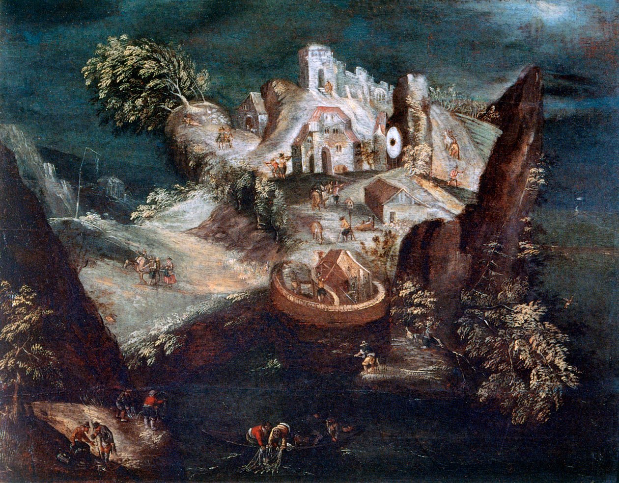 拟人化景观，c1613-1650 作者 马特乌斯·梅里安