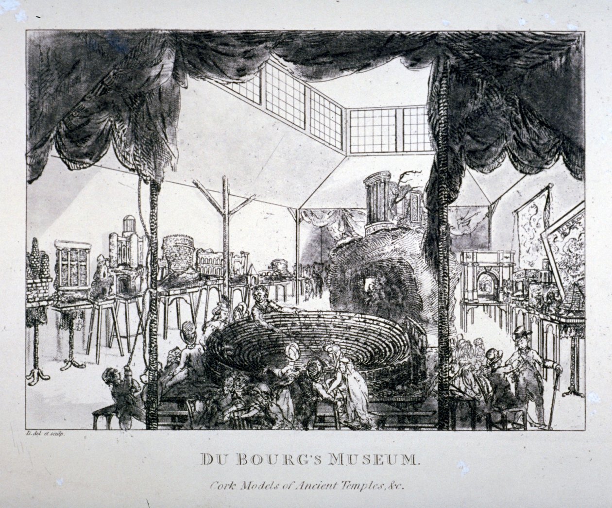 杜布尔博物馆，伦敦威斯敏斯特格罗夫纳街，1818年 作者 马修·杜伯格
